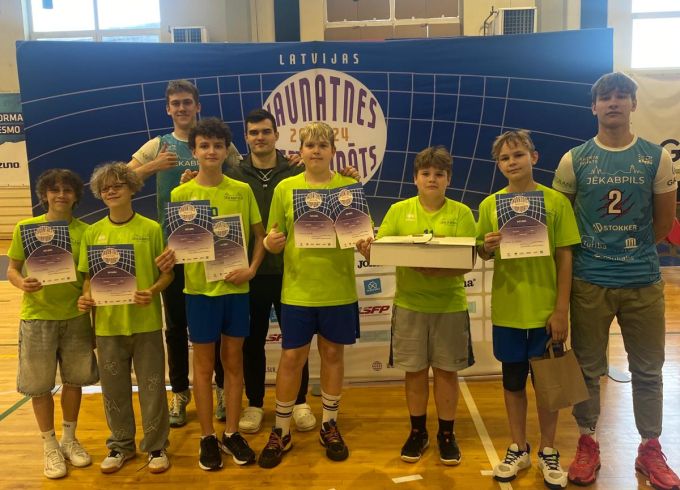  ‘’Olimpiskajā sešiniekā’’ iekļūst U13 vecuma grupas volejbolisti