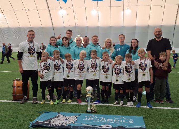 U7 futbolistiem uzvara Daugavpilī