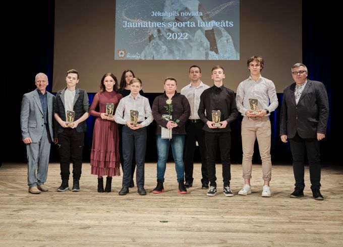 Jēkabpils novada Jaunatnes sporta laureāta 2022 nominācijas SIRDSDEGSME SPORTĀ saņēmēji