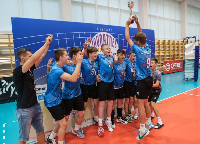 Volejbolistu dalība Latvijas Jaunatnes čempionātā šosezon ir noslēgusies