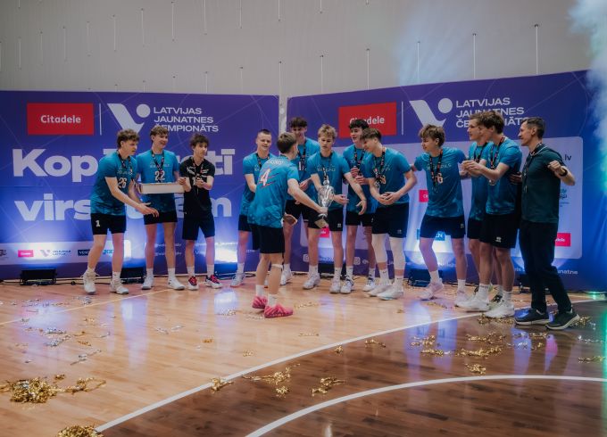  Volejbolā jaunatnes čempionātu noslēdz Aivja Kokina U17