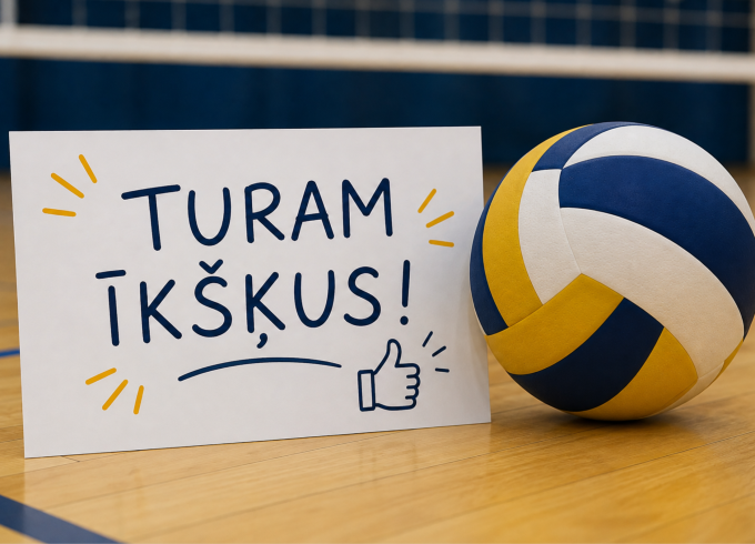 Volejbolisti gatavi Vasaras spēļu finālam