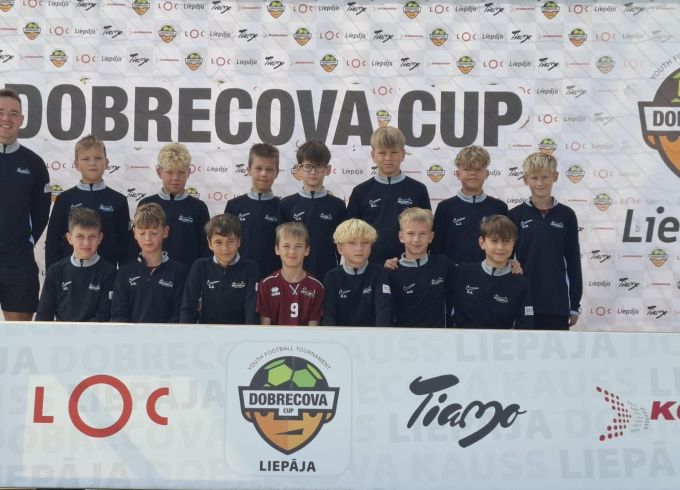 Dobrecova kausā dalību ņem U11 vecuma grupas futbolisti