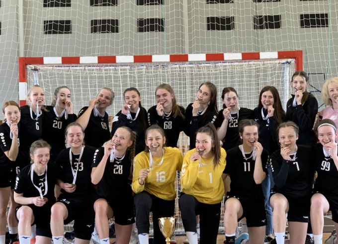 Bronzas medaļas sieviešu handbola virslīgā izcīna “JĒKABPILS SS”