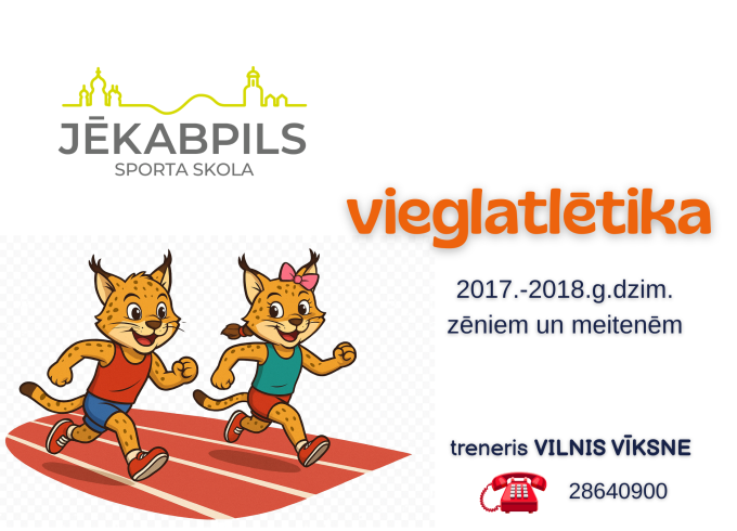 LABOJUMS! Precizēta informācija vieglatlētikas atvērtajiem treniņiem