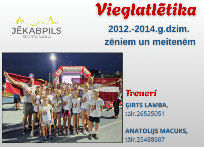 Nāc un pievienojies! Enerģija, draudzība un sporta prieks – viss būs vienuviet!