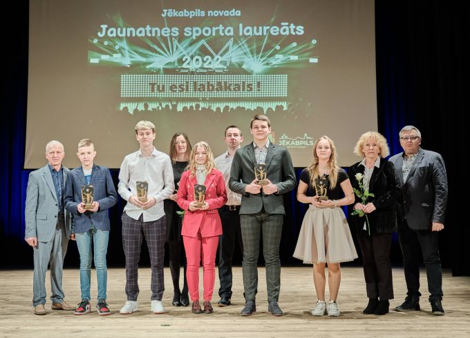 Jēkabpils novada Jaunatnes sporta laureāta 2022 nominācijas PARAUGS SPORTĀ saņēmēji
