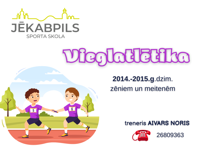 Pievienojies vieglatlētiem!