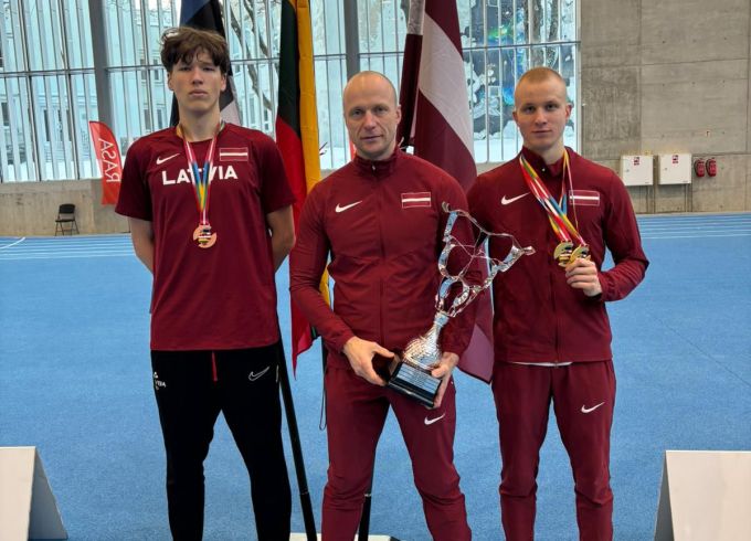 Latvijas izlase uzvar Baltijas čempionātā, sastāvā arī divi Jēkabpils Sporta skolas vieglatlēti