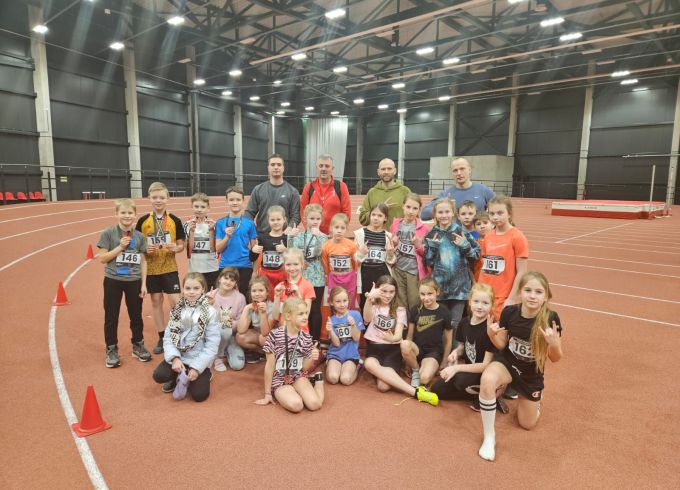 Sportland kauss notika arī jaunākajiem vieglatlētiem