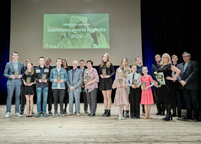 Jēkabpils novada Jaunatnes sporta laureāta 2022 nominācijas CERĪBA SPORTĀ saņēmēji