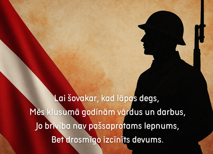 Lāčplēša diena varonības un drosmes piemiņai