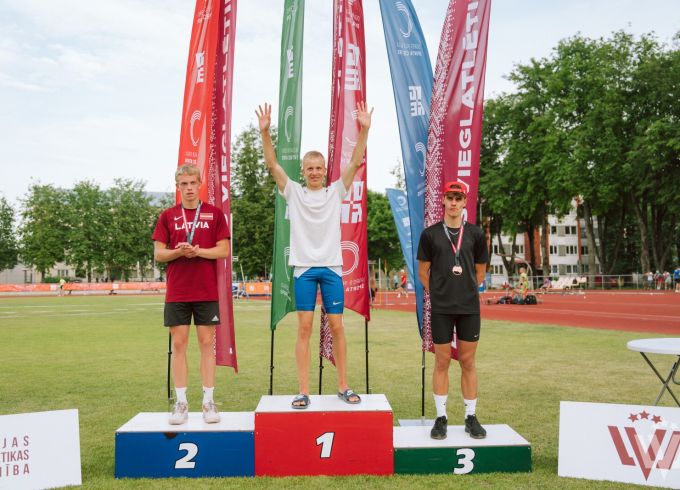 Latvijas U18 un U20 čempionāts rezultējas ar trīs tituliem