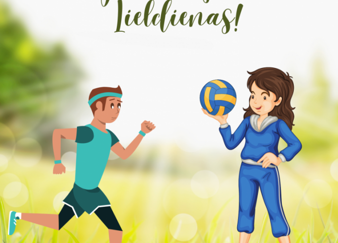 Priecīgas un sportiskas Lieldienas!
