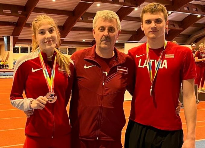 Mūsu augstlēcēji Latvijas izlases sastāvā piedalās Baltijas komandu čempionātā